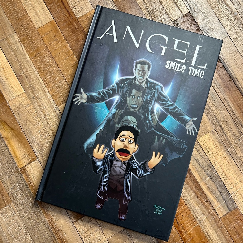 Angel: Smile Time Hardcover Graphic Novel - Black with Blue Accents